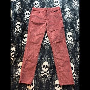 LOFT Modern Skinny Jeans – Dusty Rose Stretch Denim Pants – Size 6 (28)